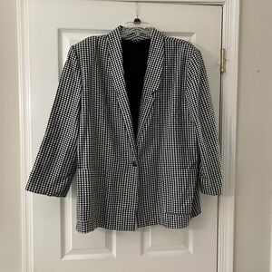 Vintage K&L Sportswear Black and White Blazer